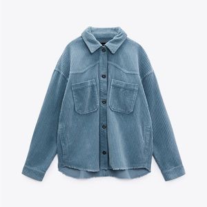 Zara Corduroy Oversized Shacket